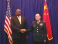 魏凤和与美国国防部长会谈