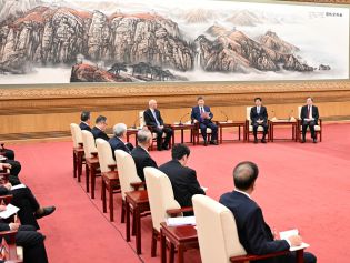 习近平同党外人士共迎新春