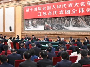 习近平参加江苏代表团审议