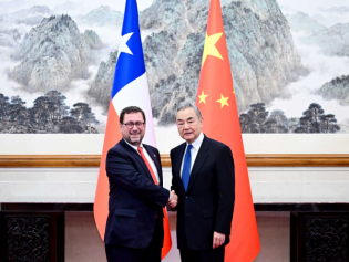 王毅同智利外长佩雷斯会谈